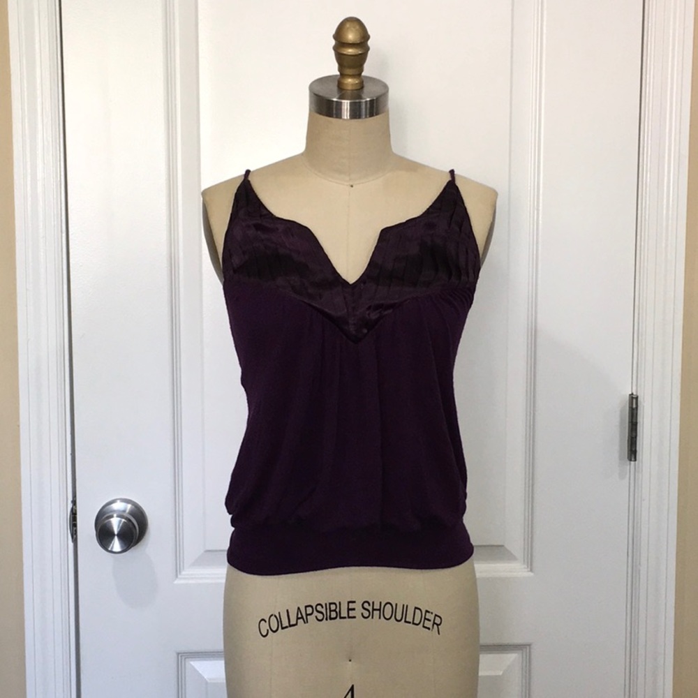 V-neck Purple top